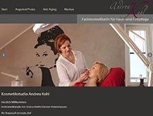Professionelles Webdesign Kosmetikstudio, Dorsten