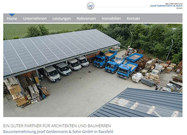Neue Homepage Bauunternehmer in Raesfeld