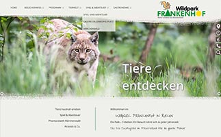 Webdesign für Wildpark in Reken